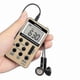 thumbnail image 3 of Mini Radio Fm Am 2 Digital Pocket Radio Receiver Earph Ser For Walkman Go Hi, 3 of 4