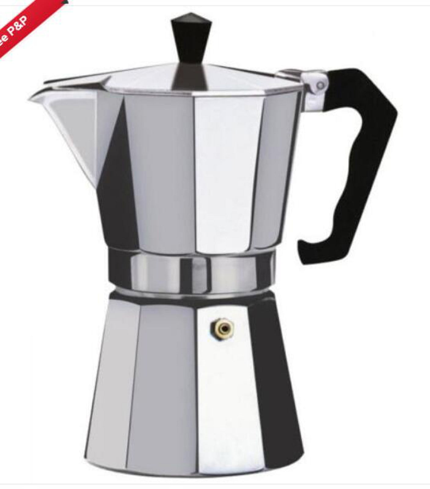 Leyeet Espresso Stove Top Coffee Maker Aluminum Moka Percolator Pot