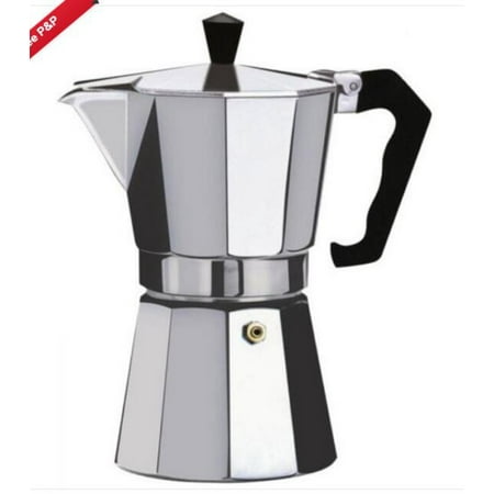 

Leyeet Espresso Stove Top Coffee Maker Aluminum Moka Percolator Pot 100ML/2 Cup