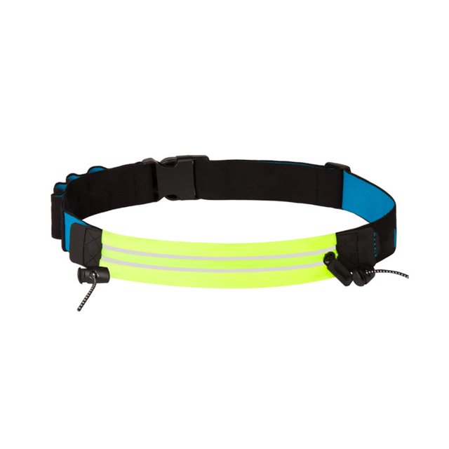 Fanny Pack Adjustable Waterproof Quick Release Zipper Closure Reflective Design Item Storage Elastic Unisex Running Waist Bag Phone Storage Pouch Sports Supplies