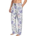 thumbnail image 6 of Honiee Lavender Flowers for men - a sleek fusion of Straight Pajama Pants, versatile Lounge Pants, and cozy Sleepwear, all rolled into one-Large, 6 of 6