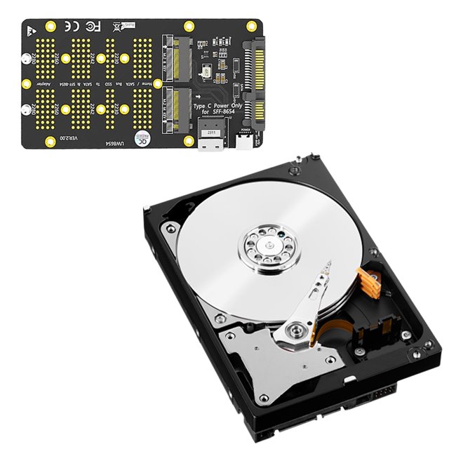 Adaptador NVME M.2 SATA B Key a 2.5 Pulgadas WDOplteas