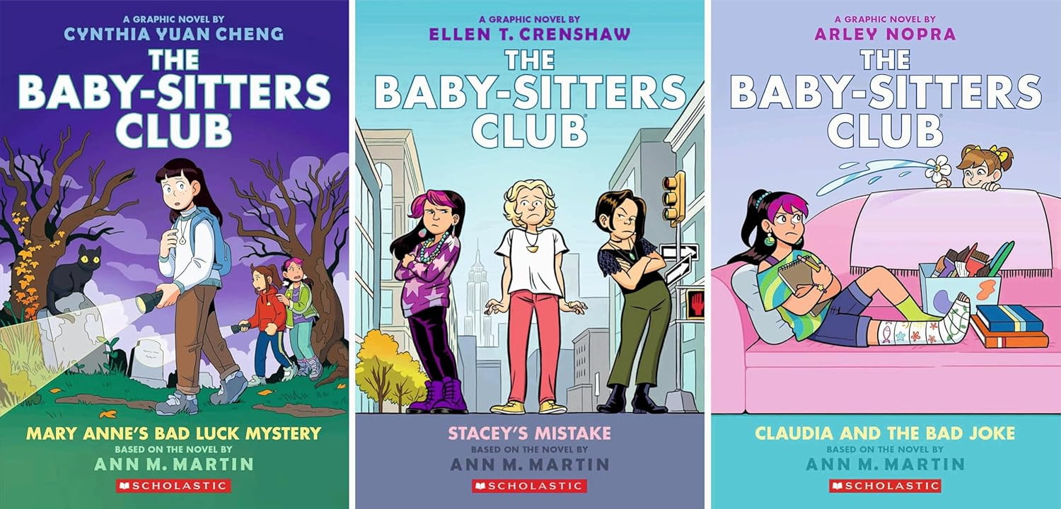 Ann M. Martin's The Baby-Sitters Club Collection Set, Books 1-18 Graphic Novels Set