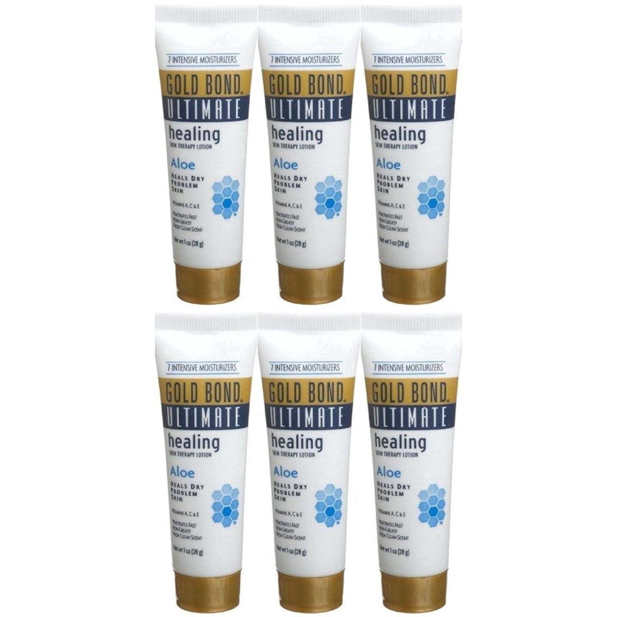 Gold Bond Ultimate Healing Aloe, 1 oz (6 pack) (Bundle)