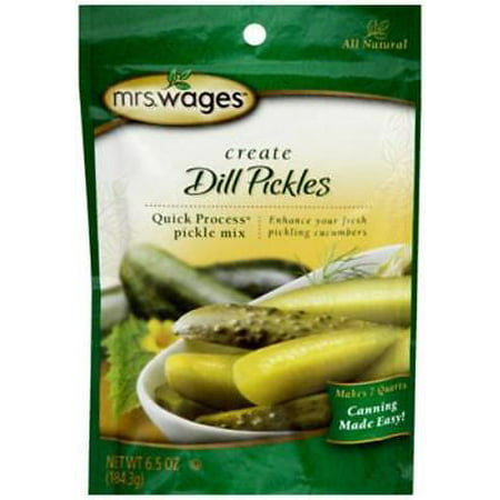 MrsWages 6.5 OZ Dill Pickle Mix Seasoning For Canning