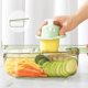 thumbnail image 4 of onlyliua Descuentos de Temporada Rallador Multifuncional con Seis Herramientas de Corte, Picadora de Verduras Redonda, Picadora de Verduras, Picadora de Alimentos con Recipiente, Picadora de Verduras, 4 of 6