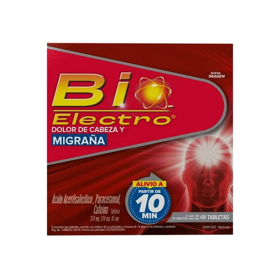 Analgésico Bio Electro 48 Tabletas