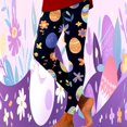thumbnail image 2 of Women Pants Casual Easter Print High Waisted Leggings Lift Exercise Trousers Breathable Yoga Pants Linen Pants Women Black S, 2 of 4