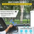 thumbnail image 4 of KFFKFF Sliding Gate Opener, AC1400 3100LBS Capacity, Includes 2 Remote Controls, Gate Operator Kit for Security, 43ft/Min Movement Speed, Electric Driveway Sliding Gate Motor, 4 of 9