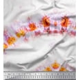 thumbnail image 1 of Soimoi Orange Rayon Fabric Shibori Tie-Dye Fabric Prints By Yard 58 Inch Wide, 1 of 3