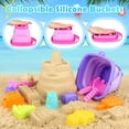 thumbnail image 2 of Set de juguetes de playa Dreamon, cubo de arena plegable con moldes para niños, 2 of 7
