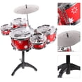 thumbnail image 4 of CIMAXIC Ensemble de Pile Jazz avec Chaise pour Enfants Instruments de Musique Jouets Éducatifs pour Enfants (Rouge), 24.02"X20.47"X7.48 Pouces, 4 of 5