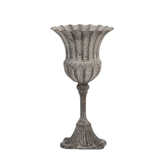 SIfdSeng Metal Vase Tall Shaped Decorative Suitable for Home Wedding and Event .