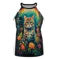 thumbnail image 3 of Cat Moon Jungle Women's Summer Vest Round Neck Sleeveless Camisole Cocktail Vest, 3 of 6
