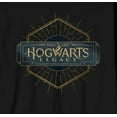thumbnail image 2 of Hogwarts Legacy Hexagon Logo Crew Neck Long Sleeve Men's Black Tee-Small, 2 of 7