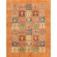thumbnail image 1 of Ahgly Company Indoor Rectangle Abstract Orange Abstract Area Rugs, 2' x 4', 1 of 6