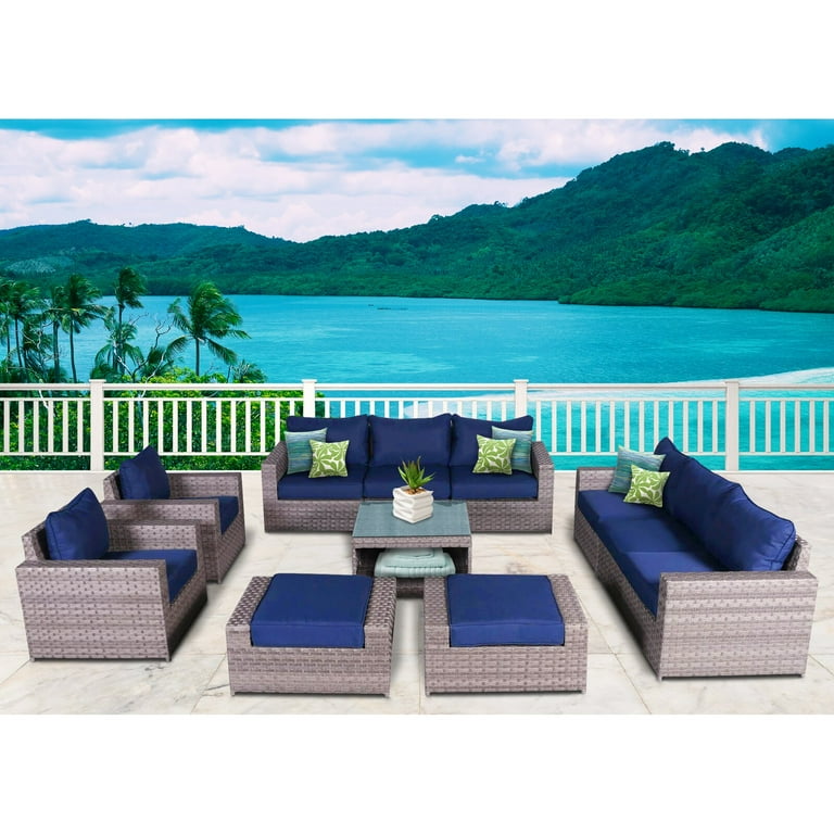 Kordell 11 piece rattan clearance