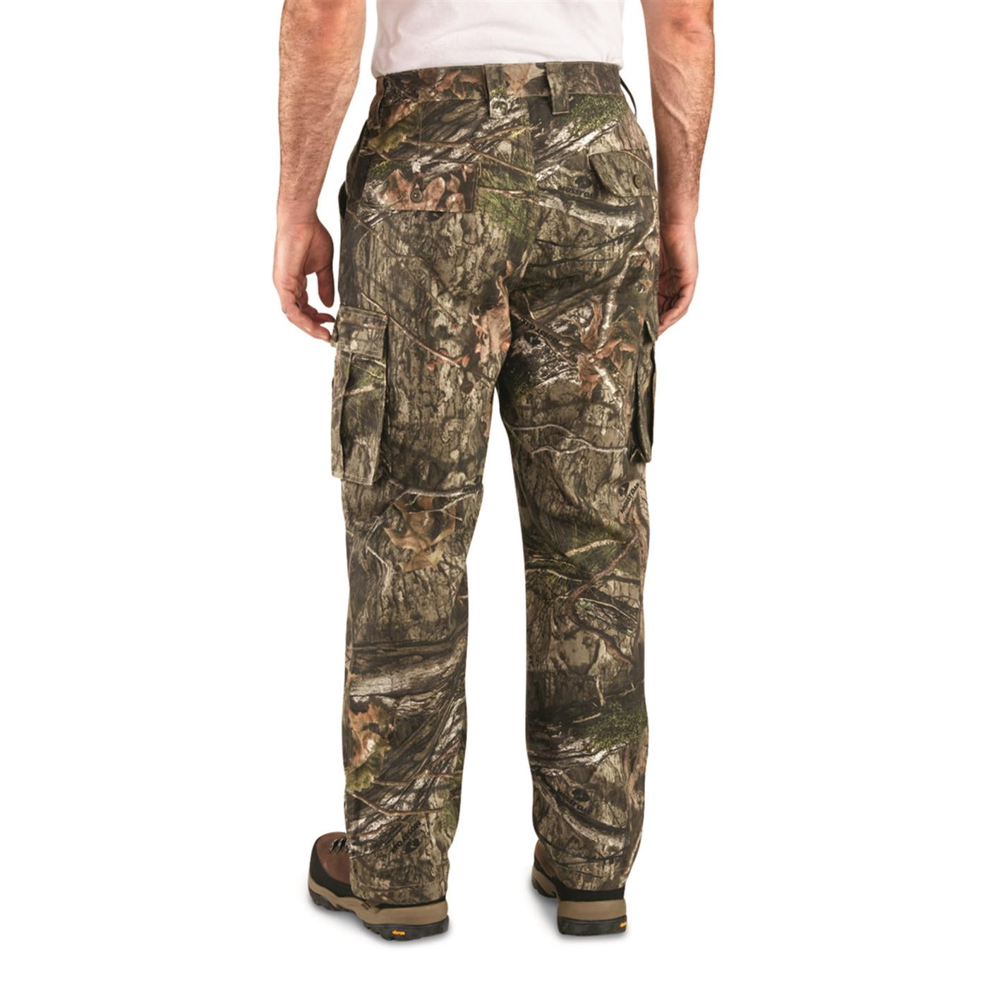 Guide Gear Men's 6-Pocket Hunting Pants Mossy Oak Country Camo L Tall