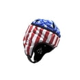 thumbnail image 3 of Ruiboury Rugby Helmet for Protection Soft Rugby Protective Cap for Training Soccer Sports Green Flag 58cm to 64cm, 3 of 6