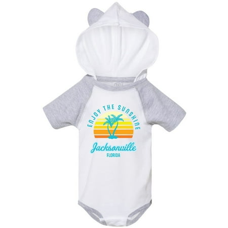 

Inktastic Summer Enjoy the Sunshine Jacksonville Florida in Blue Gift Baby Boy or Baby Girl Bodysuit