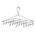 thumbnail image 1 of Clothes Drying Hanger, Stainless Steel Laundry Drying Rack With Rotating Hook Clips Multifunctional Rack Laundry Accessory For Home, 1 of 8