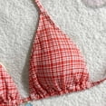 thumbnail image 4 of Stamzod Women's Two Piece Bikini Set High Cut Halter Bathing Suits Summer Beach Swimsuit 2026 Cute Bikinis Red M, 4 of 7