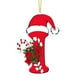 thumbnail image 2 of Colgante de árbol de Navidad de acrílico 2D con letras | Juego de 26 adornos con iniciales del alfabeto para decoración navideña, 2 of 6