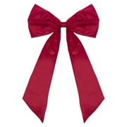 CMrtew 40x24 Inch Giant Satin Bow Large Wall Decor for Girls Room, Ballerina Birthday Party Elegant Hanging Ribbon Tie for Nursery, Bedroom, or Event Backdrop