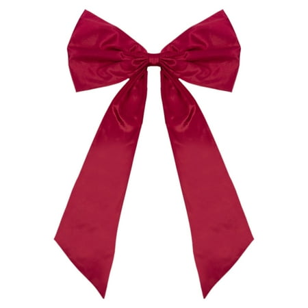 CMrtew 40x24 Inch Giant Satin Bow Large Wall Decor for Girls Room, Ballerina Birthday Party Elegant Hanging Ribbon Tie for Nursery, Bedroom, or Event Backdrop