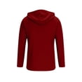 thumbnail image 5 of Ozmmyan Womens Lightweight Zip Up Hoodie Long Sleeve Drawstring Hooded Jacket Casual Solid Color Thin Coat, 5 of 6