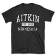 thumbnail image 1 of Aitkin Minnesota Classic Established Men's Cotton T-Shirt, 1 of 1