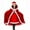 Red Kids, variant on KAWELL Adult Child Christmas Santa Claus Robe Hooded Cloak, Mrs Santa Claus Velvet Hooded Cape Christmas Robe