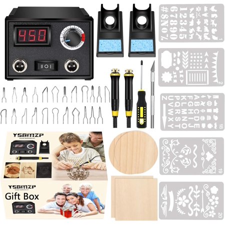 Wood Burning Kit, Wood Burning Tool, Wood Burner Tool, Wood Burning Tips, Pyrography Kit, Wood Burning Kit for Beginners, Wood Burning Kit for Kids, REMINDER for AUSTRALIAN USERS, USE VOLTAGE 110~127V