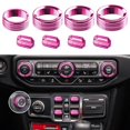 thumbnail image 1 of Set de Cubiertas de Botones y Perillas DIAMOOKY para Jeep Wrangler JL JLU, 1 of 7