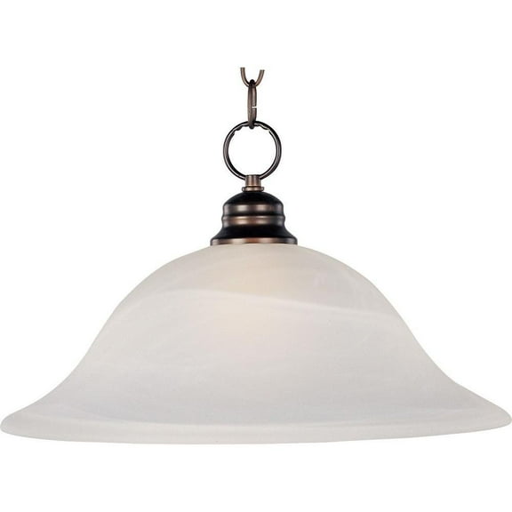 Essentials 16 inch 1 Light Pendant in  Style-Oil Rubbed Bronze Finish Bailey Street Home 93-Bel-598765