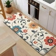 thumbnail image 5 of Pioneer Flower Floral Print Pattern Kitchen Rug Mat,Kitchen Runner Rugs Non Skid Washable,Decorative Kitchen Floor Mats for Kitchen,Sink,Laundry,17"x47.2", 5 of 7