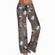 thumbnail image 2 of Kawaii Pajamas for Women Girls Cartoon Cat All Over Print Flannel Christmas Halloween Anime Soft Sleep Pajamas Pants, 2 of 5