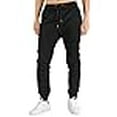 thumbnail image 3 of ITALYMORN Black Joggers Men with Pockets (Black, Medium), 3 of 4