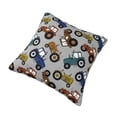 thumbnail image 2 of Rateoe Color Tractor Pattern Throw Pillow Cover Premium Pillow Stuffer Sham Square for Decorative Cushion Bed Couch Sofa(Pillow insert not included), 2 of 8