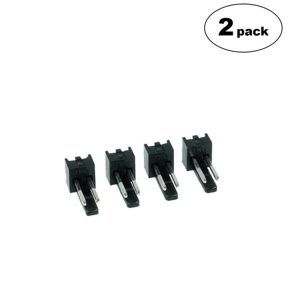 Phobya Fan Power Connector 2 Pin, Male, 4 pcs, 2-pack