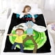 thumbnail image 5 of Rick y Morty: El Anime anti-pilling, suave, ligera, esponjosa y acogedora de lujo para hogar y cocina – Perfecta para niños y adultos,120X150cm, 5 of 6