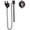 Matte Black, variant on Stone Harbor Hardware Sliding Patio Door Security Pin, Nickel