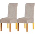 thumbnail image 1 of Funda para silla de terciopelo, elastano elástico con banda elástica, silla de comedor grande de terciopelo para mujer para restaurante, Hotel, fiesta, banquete, 2 uds. TUNC Sencillez, 1 of 5