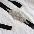 thumbnail image 4 of Rubans de Mariage Ceinture de Mariée Robe Bal Ceintures en Cristal Soirée Ceintures Faites à la Main Strass Soirée Fête Ceintures Faites à la Main Strass Ceinture, 4 of 8