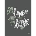 thumbnail image 2 of Barrett, Erin 12x14 White Modern Wood Framed Museum Art Print Titled - Stay Humble, 2 of 4