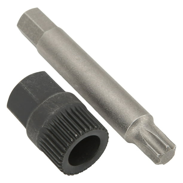 Kit de extracción de perno central de polea de alternador, kit de llave de polea de alternador, kit de broca para polea de alternador, kit de broca para zócalo de polea de alternador, diseño exquisit