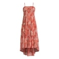thumbnail image 2 of No Boundaries Ruffle High Low Dress, Sizes XS-XXXL, 2 of 2