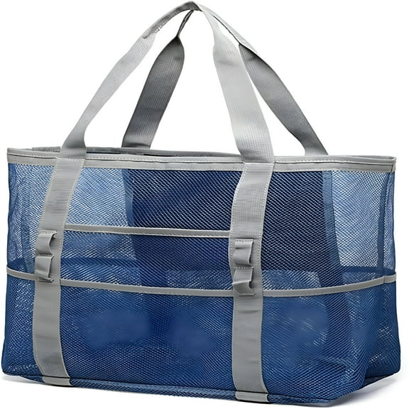 GASTROPOD Mesh Beach Bags for Women - Oversized Large Totes Lightweight Heavy Duty Foldable
