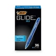 thumbnail image 2 of Bic Glide Bold Ballpoint Pen Value Pack, Retractable, Bold 1.6 Mm, Blue Ink, Blue Barrel, 36/pack | Bundle of 2 Packs, 2 of 5