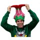 thumbnail image 1 of Gorro de duende navideño Fiesta de Navidad Rev Excelente gorro navideño, 1 of 2